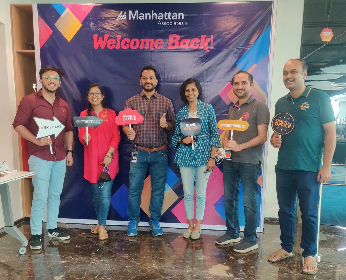 shankbarki's tweet photo. @ManhAssocNews #backtowork 
#lifeatmanh
Great to return!! https://t.co/Vgiiuf4nQI
