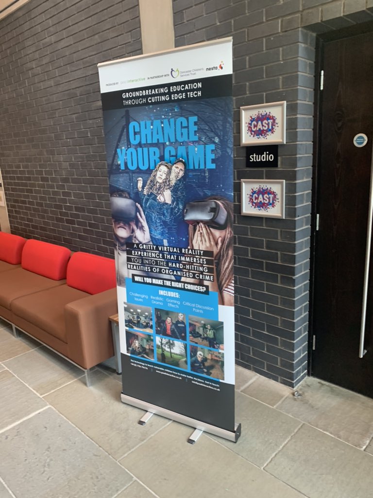 ejbloodworth's tweet photo. Today was the launch of our Innovation showcase event which gave all partners the chance to come together to showcase what we have all done to bring awareness to county lines in the‘our town’ production &amp; the virtual reality experience, fab collaboration across South Yorkshire https://t.co/6fRt4NkIqg