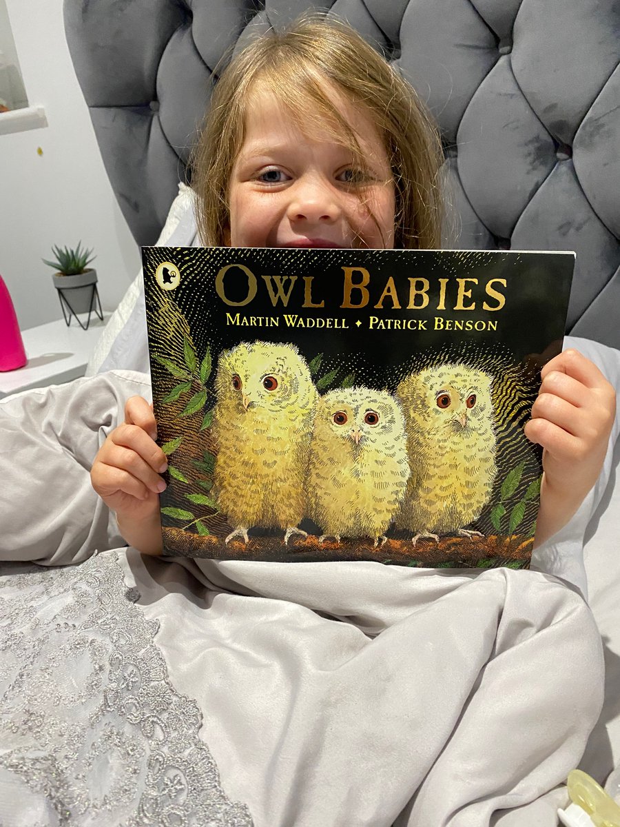 Shonablick's tweet photo. Delilah was very excited to read Owl Babies tonight after asking me to order it because they had been reading it at school @JCAWakefield https://t.co/GIp6Q0AthH