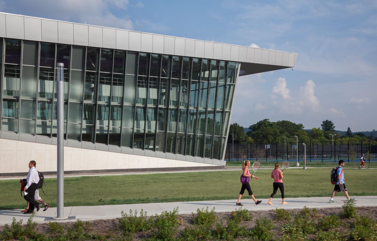 We love to see some creativity!

The State University of New York - Student Life Center
Cortland, NY

Architect: H2L2 Architects
Customer: DaMaCo
EFCO Products: 5600 curtain wall, E-Shade, D500 &amp; D502 doors, 401 &amp; 402 storefront
📸: Fentress Photography