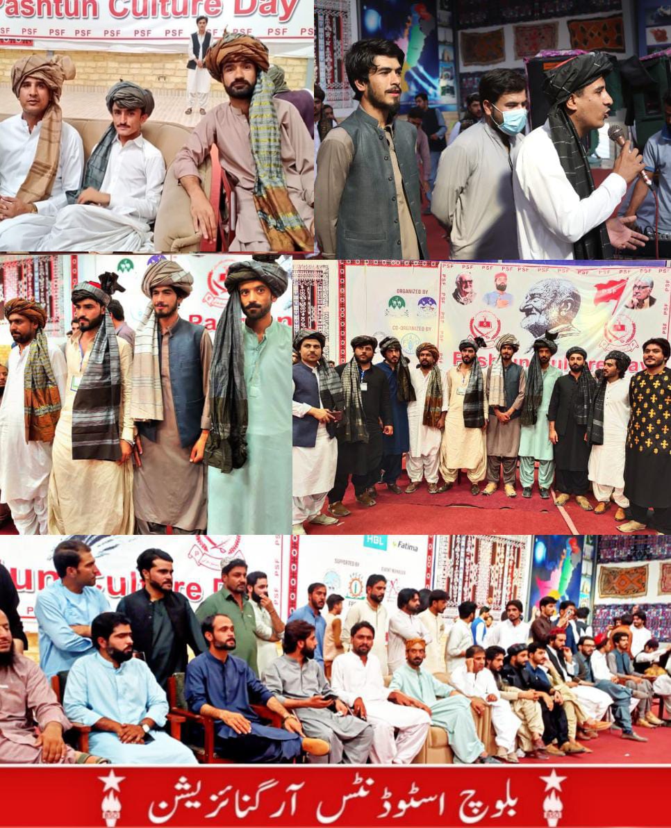 BSO_UobUnit's tweet photo. بی ایس او کا وفد مرکزی قیادت میں زونل و یو او بی یونٹ عہدیداران کے ساتھ پشتون ثقافتی دن کے مناسبت سے جامعہ بلوچستان میں پی ایس ایف کے منعقد پروگرام میں شرکت۔
بی ایس او کے جانب سے پشتون ثقافتی دن کی مبارکباد اور امن اخوت اتحاد اور اظہار یکجہتی کی۔
@BSO__Official https://t.co/dFcyM49n2Q