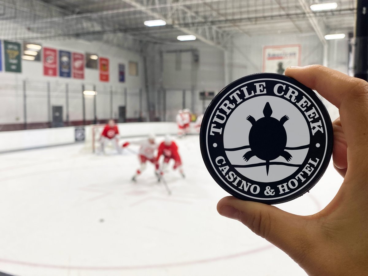 TCCasino's tweet photo. We’re proud to be the presenting sponsor of the 2021 Traverse City Training Camp! 🐙 #LGRW @detroitredwings @CentreICEArena https://t.co/cyMOg9iw2p