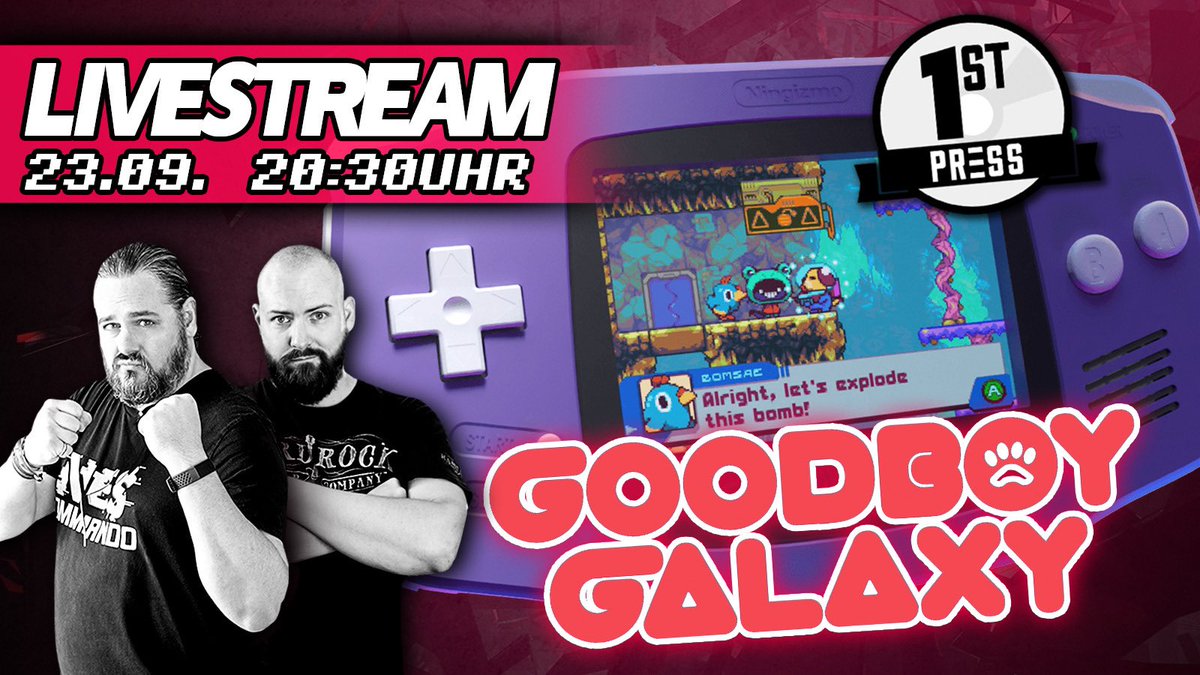 nescommando's tweet photo. JETZT LIVE!!!
Wir zocken #GoodboyGalaxy Chapter 0!
Auf YouTube und Twitch!
YouTube
https://t.co/ZVHOLkDP7f
Twitch
https://t.co/O5TRgw4Z4Y
@FirstPressGames @hot_pengu @exelotl
#NESCommando #LiveCommando https://t.co/in5aldvIUv