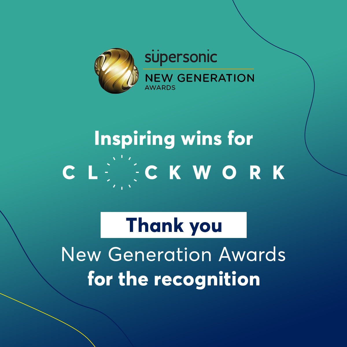 Clockwork_Media's tweet photo. We are thrilled with the results of @NewGeneration_0 Awards tonight.
SEVEN WINS!
Congrats to all the winners, our clients and a big thank you to the organisers.
#SupersonicNewGenAwards
Acer – #Instaquest x 2
Acer - #Instapitch x 2
Microsoft Xbox – Hall Of Fame x 3 https://t.co/IqLIveE78V