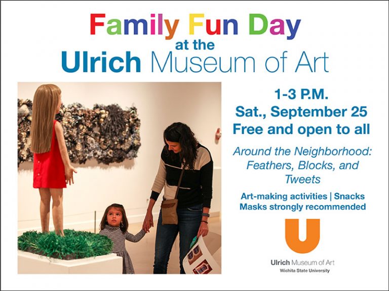 It’s time again for another Family Fun Day, this Saturday at the <a href="/UlrichMuseum/">Ulrich Museum of Art</a>! The event is free and open to the public. Masks are strongly recommended.

🎨: ow.ly/8mRT50GeJVv