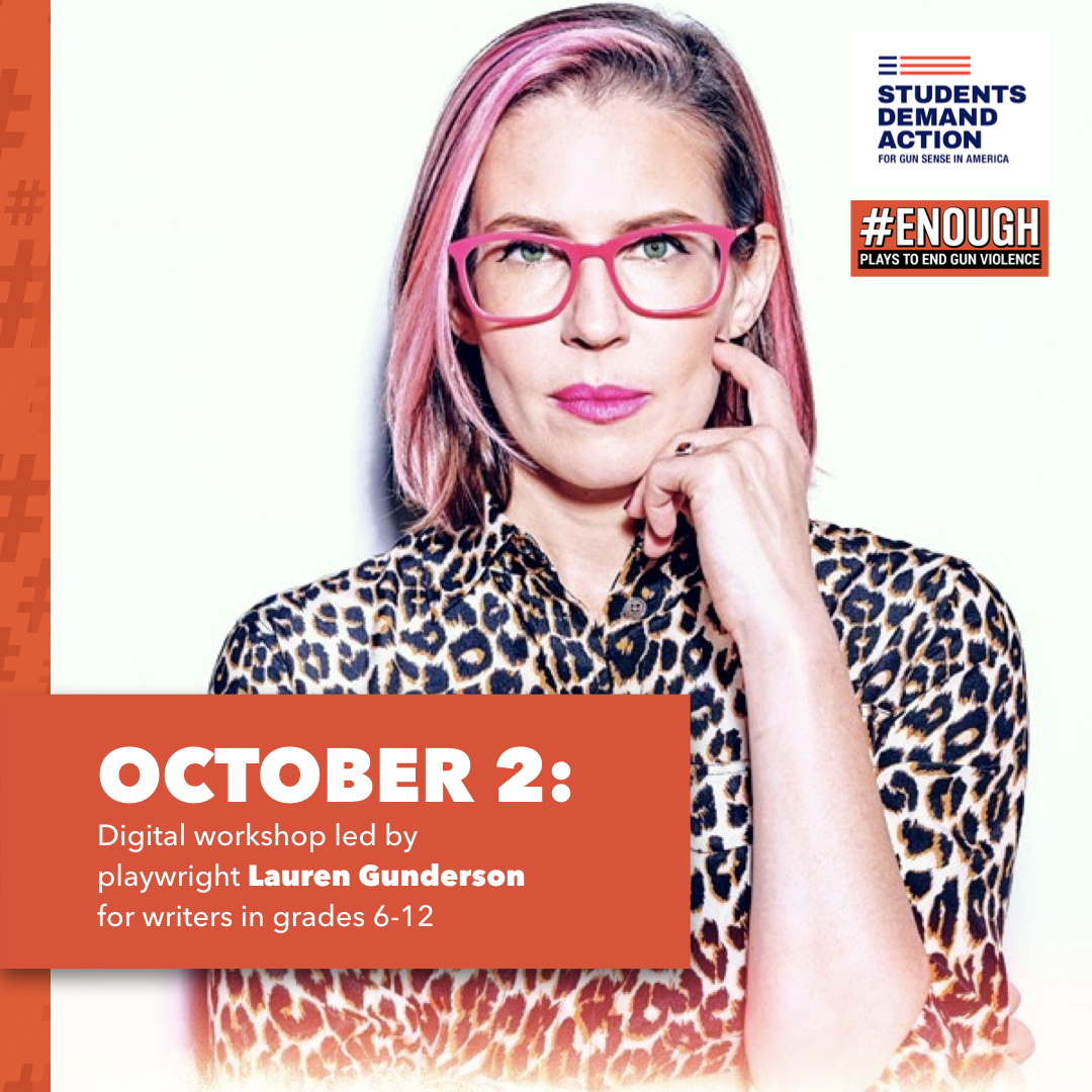 Join @studentsdemand, <a href="/DemandPa/">StudentsDemandPA</a>, @enoughplaysproject and  @lalatellsastory on SAT OCT 2 (1-2:30 PST) to workshop and talk about your #ENOUGH play, and about the importance of writing the change you want to see in the world.

For writers in Grades 6-12: bit.ly/lgunderson_wor…