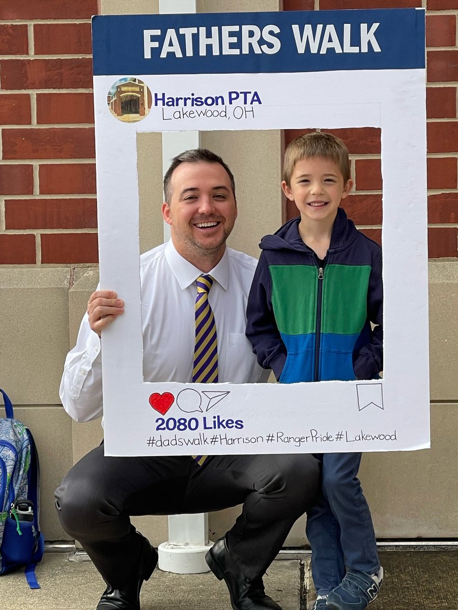 Thank you to all the male figures who join in our Fathers Walk today, including <a href="/Lkwd_LHS/">Lakewood High School</a> teacher <a href="/MrCooperLHS/">Mr. Cooper</a>! We value all our families' partnership in your children's education!