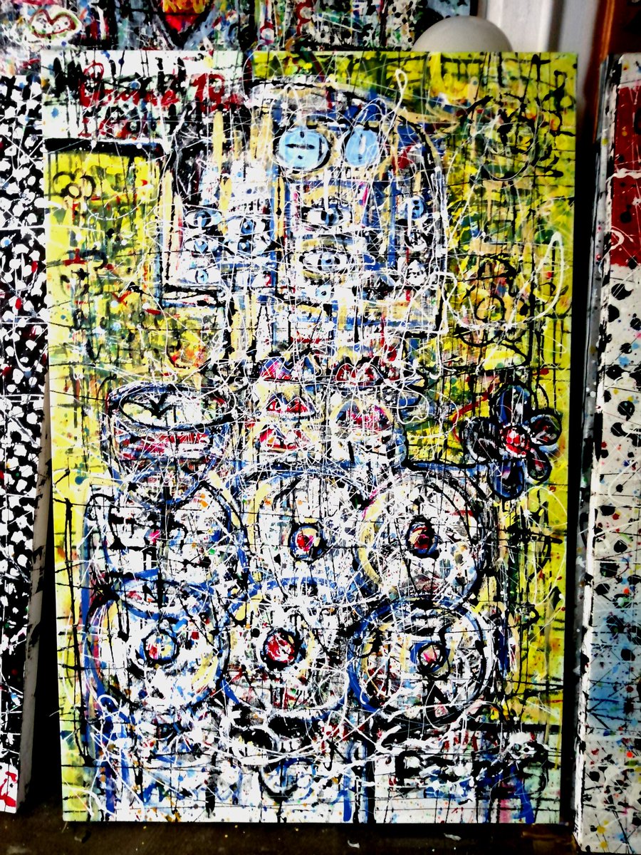 conradbo's tweet photo. Calculated Chaos in the Hybridpointillism Art Movement by Conrad Bo Superblur #conradbo #maximumpointillism #antipointillism #superblurpointillism #semipolntillism #mediumpointillism #superblurart #superstrokeart #pollockfication #hybridpointillism https://t.co/keq0JdAB8V