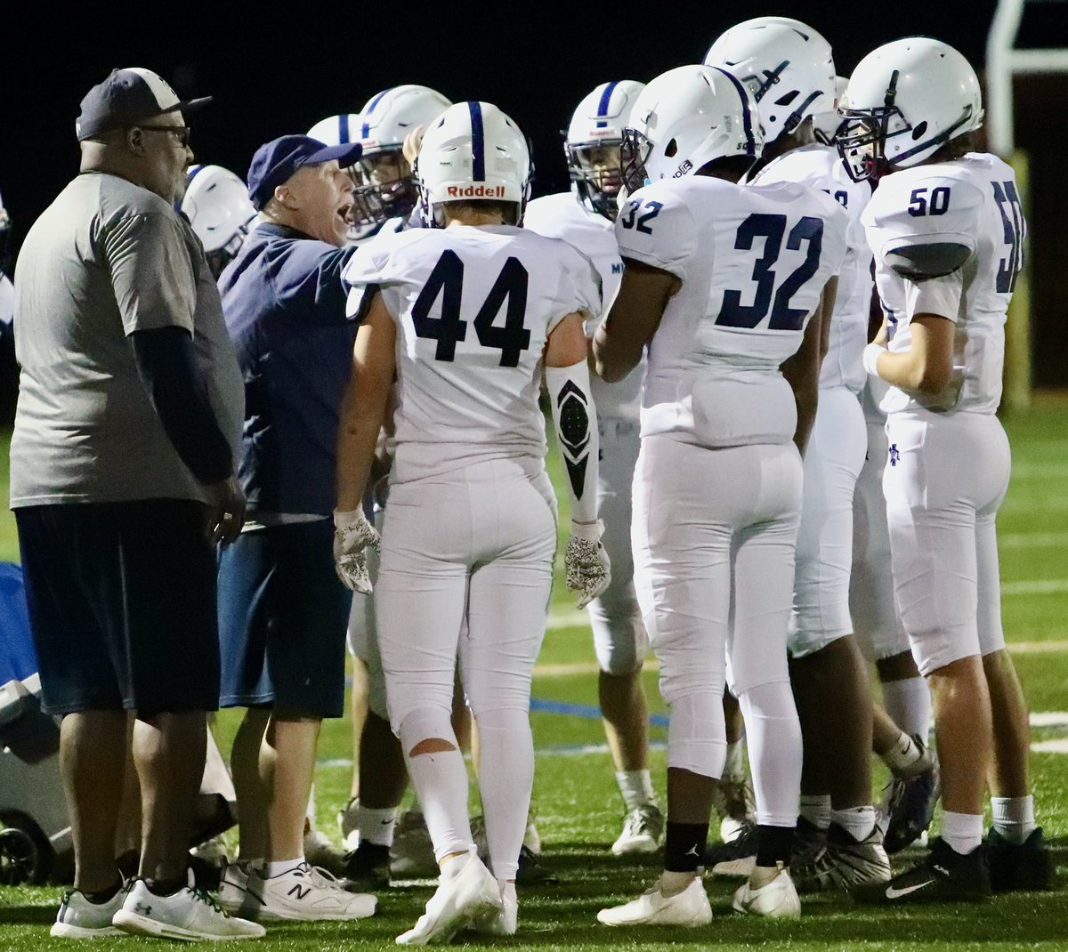 It is with a heavy heart that we make this post. Joe McCulloh, not only our Defensive Coordinator but the heart and soul of this program, passed away this morning. 

He coached for 38 years, 27 years at various Carroll County schools and the last 11 here at the Ridge.