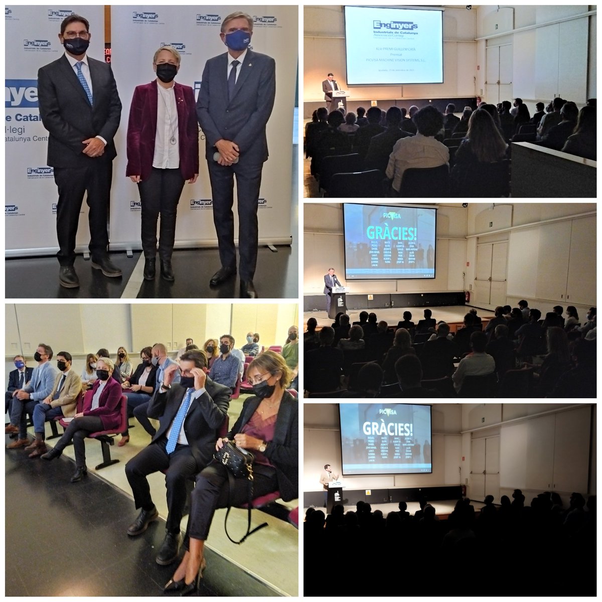 govcatcentral's tweet photo. El XLI Premi Guillem Catà dels Enginyers Industrials de la #CatalunyaCentral (@EICCatCentral) ha estat lliurat, aquest vespre, a Picvisa Machine Vision Systems, de #Calaf (#AltaAnoia), amb presència i intervenció de la #delegada del @govern, @RosaVestit.
Felicitacions, @picvisa. https://t.co/DjTU6HkA5q