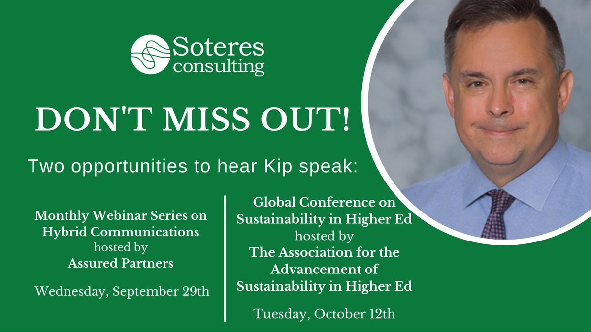 SC4InternalComm's tweet image. There are two upcoming opportunities to hear Kip speak! Read about them on our blog: bit.ly/2XO4eTw