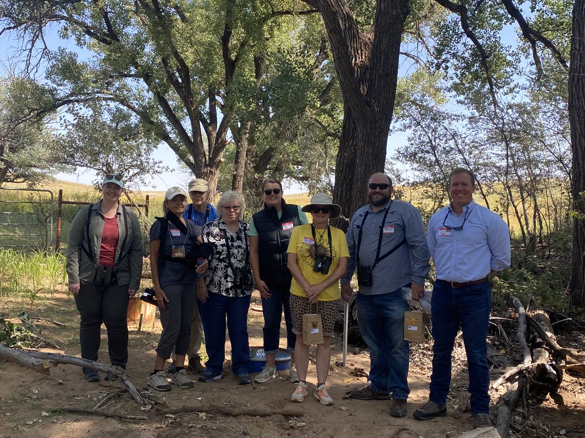 NMLandOffice's tweet photo. Assistant Commissioner Angie Poss recently joined the @CenNMAudubon and @audubonsw for the dedication ceremony of Melrose Woods Important Bird Area!
#OpenForAdventure #birding #nmtrue https://t.co/HGx0qksENW