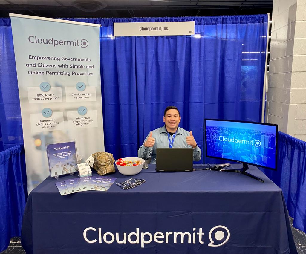 Cloudpermit's tweet photo. We're excited to be in #Chicago for the @IMLLeague 108th Annual Conference. The exhibit hall opens soon at 2 pm CDT. Come see us for a chance to win a great prize. #IML #IMLAnnualConference2021 #IMLConference2021 #IMLConference #Illinois #municipalities #govtech https://t.co/tO45UddHNB