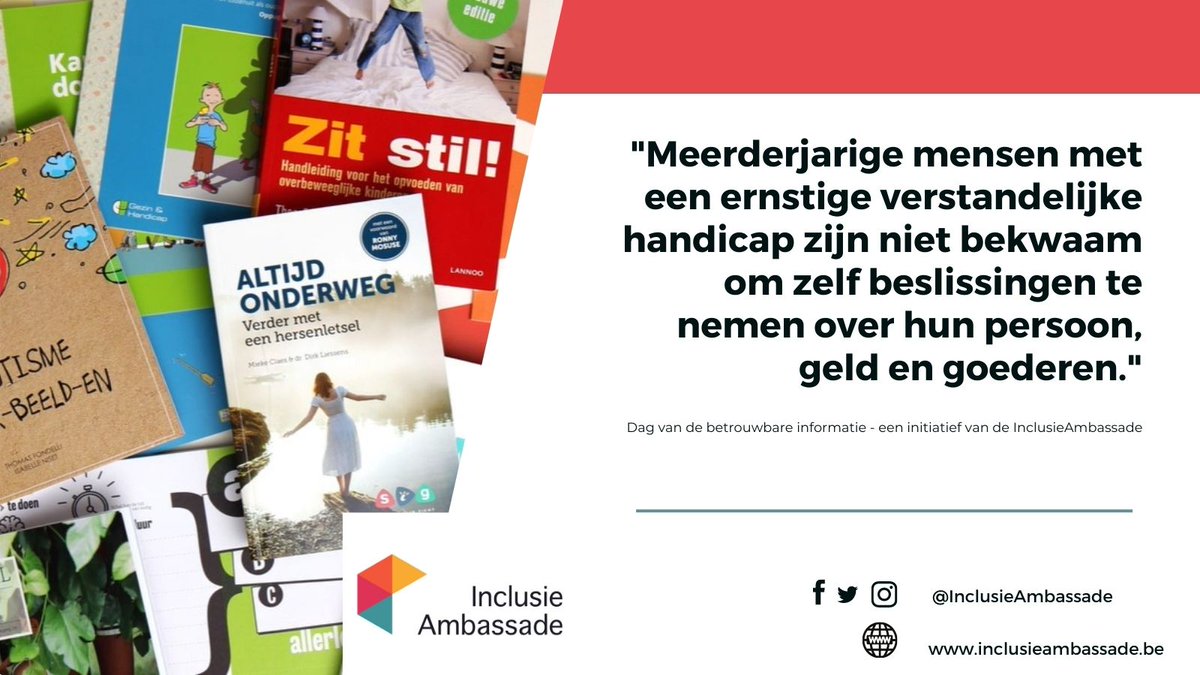 Is deze stelling juist of fout? Wat denk jij? Geef jouw mening via deze survey: bit.ly/3lb0p28
Op 16 oktober, de Dag van de Betrouwbare Informatie, kom je te weten wat de Vlaming denkt over handicap. 
#dagvandebetrouwbareinformatie