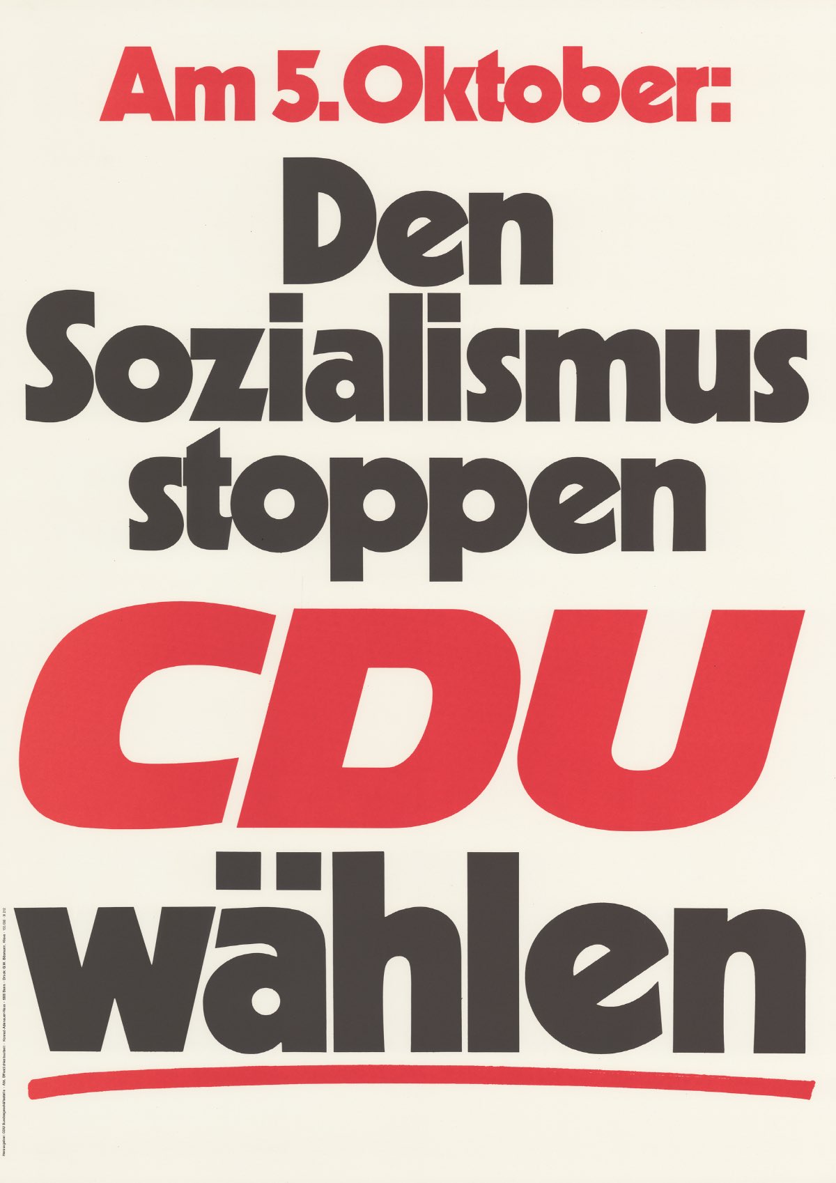 Stephan Anpalagan on Twitter: 1980: „Den Sozialismus stoppen. CDU wählen.“  https://t.co/Yjc5DgcDph / X