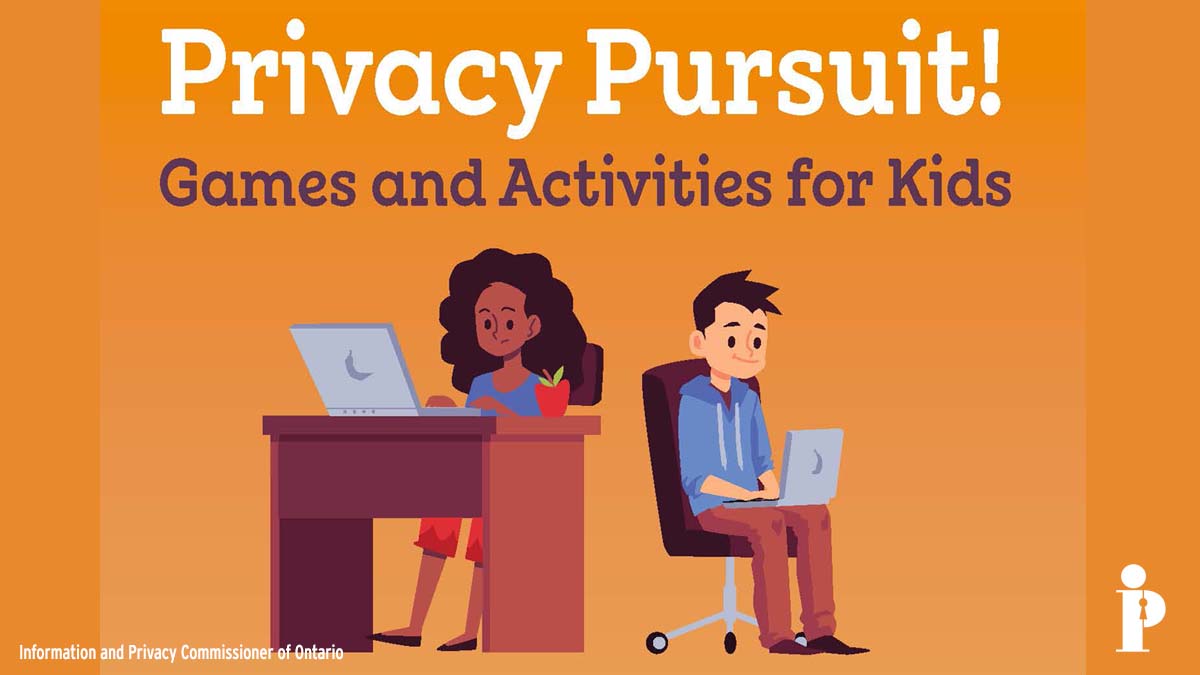 IPCinfoprivacy's tweet photo. Just in! Commissioner Kosseim has launched Privacy Pursuit! Games and Activities for Kids, a fun, free, and exciting new resource that helps kids learn more about online #privacy through word searches, crossword puzzles, and other fun games. Learn more: https://t.co/zTA1mXy34W https://t.co/LvN5rOuPn0
