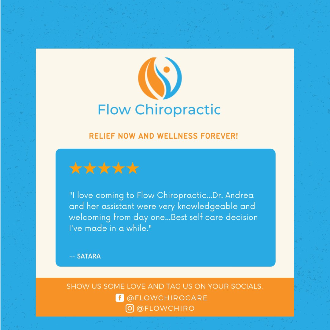 DrAndreaBlake's tweet photo. Our primary focus is all about helping every patient experience an increase of FLOW in their lives everyday! #flowchiropractic #optimalwellness #selfcare #getinflow #getadjusted #holistichealing #holistichealth #reliefnow #wellnessforever #chicagochiropractor #blackdoctor https://t.co/jRcGgHmMH1