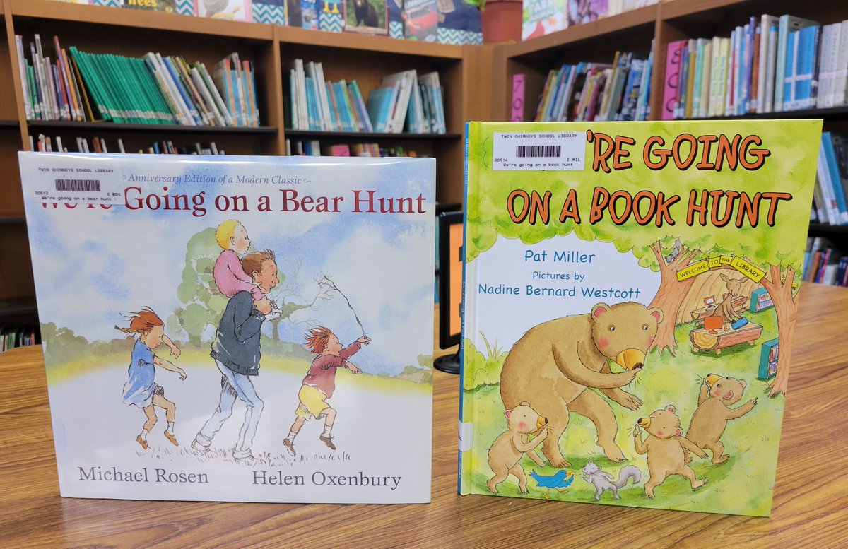 tce_library's tweet image. 1st Graders were really excited about &quot;Going On A Book Hunt!&quot; and finding a book that&apos;s &quot;JUST RIGHT!&quot; @fz_libraries @MichaelRosenYes Pat Miller