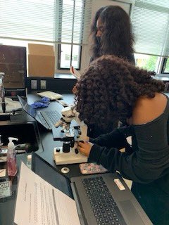 AP_Sotomayor's tweet photo. Gotta brag on our Biomed students for a moment! Here are some learning how to lift fingerprints and identifying hair from a simulated crime scene. @CCPS
#PLTWbiomed #authenticscience https://t.co/W7CzufXofM