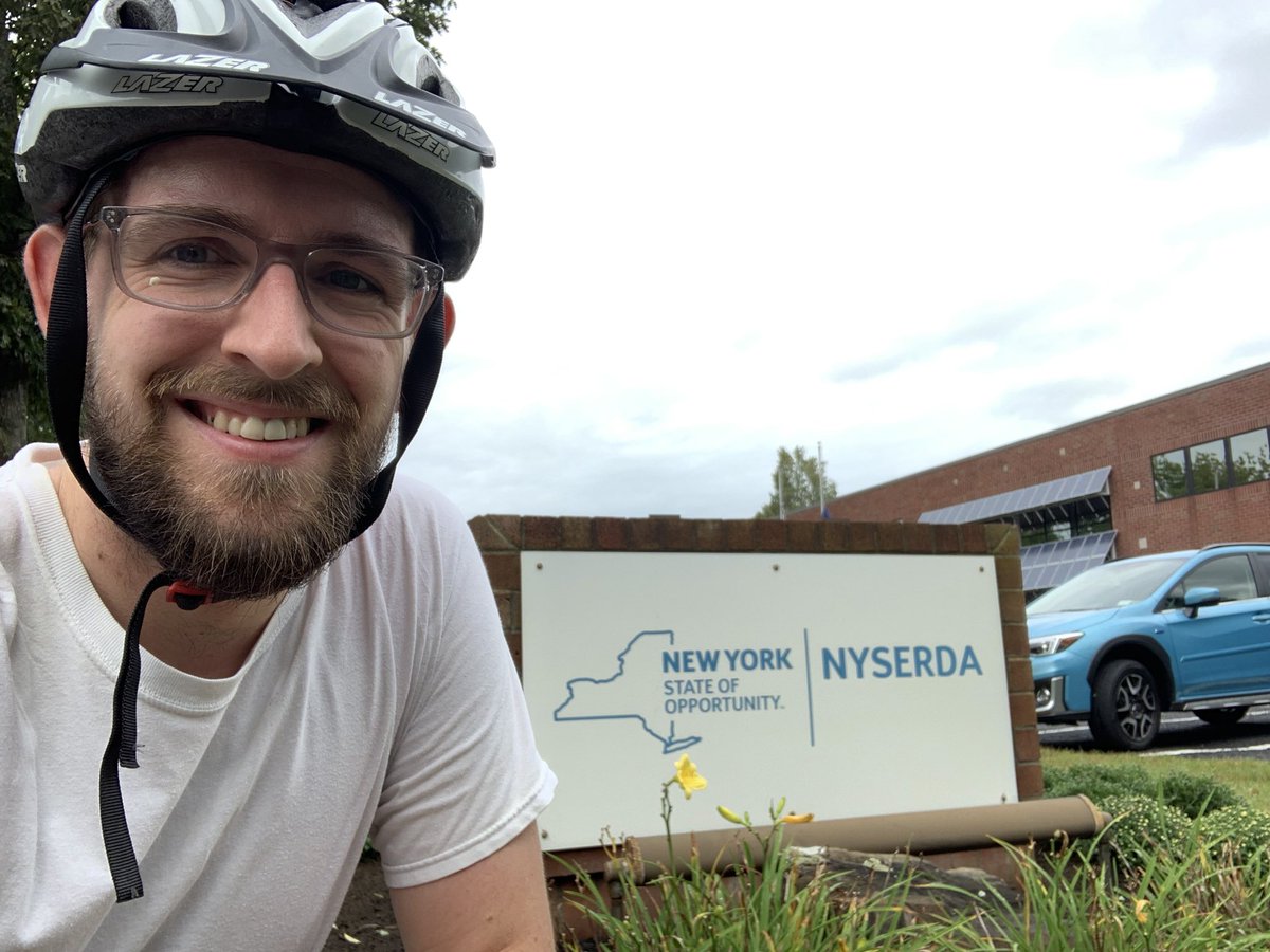 jamie_dickerson's tweet photo. I chose the bicycle option today for #GetThereGreen #GTG21 - but honestly after mile 10 from Green Island to Albany, those @CDTA scooters would have been nice. https://t.co/0pSiLf2nH3