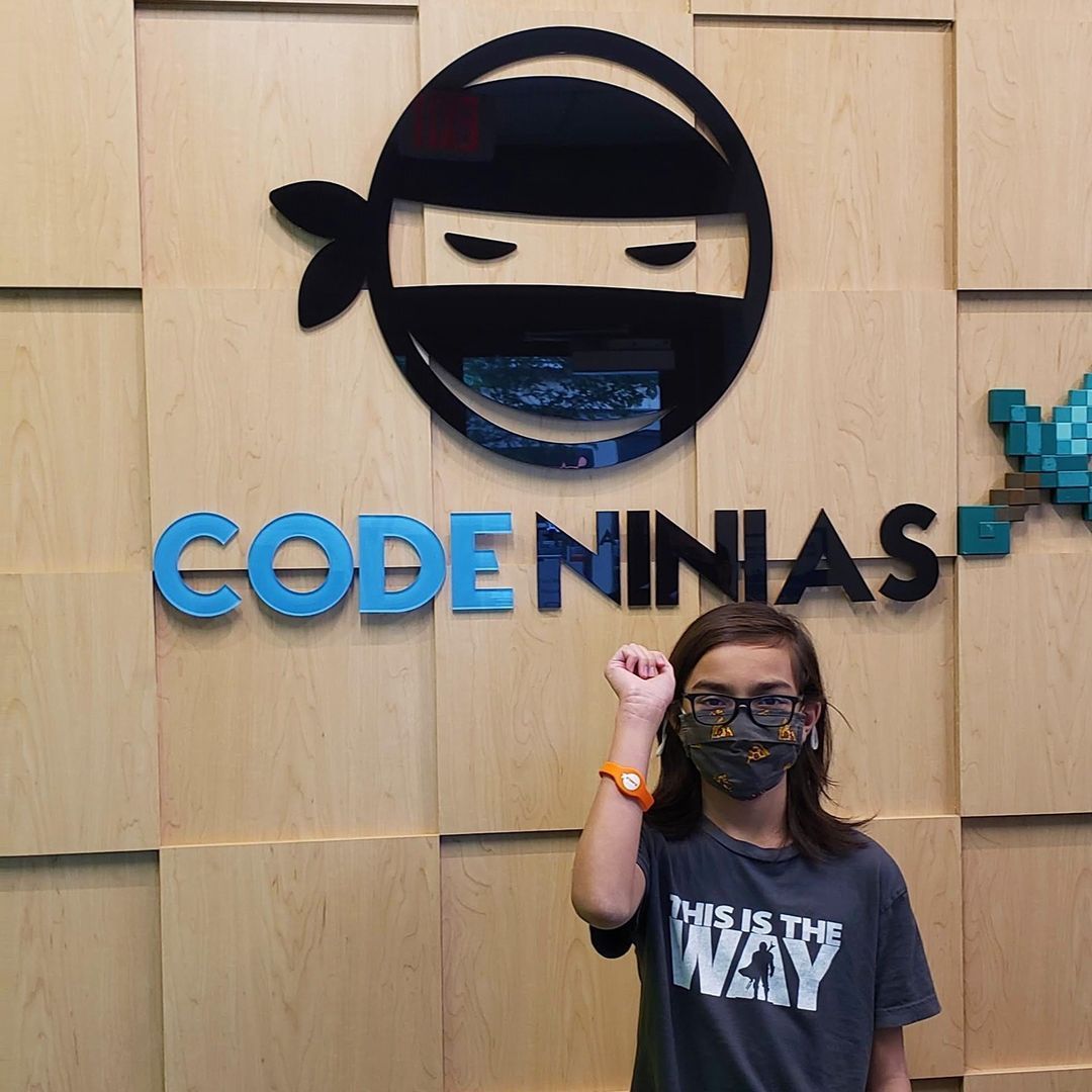 codeninjas's tweet image. This is certainly the way! Orange belt activated. #CodeNinjas #Kidslearntocode #Codingforkids #Coding #Gaming #Programming #Learncode #Education