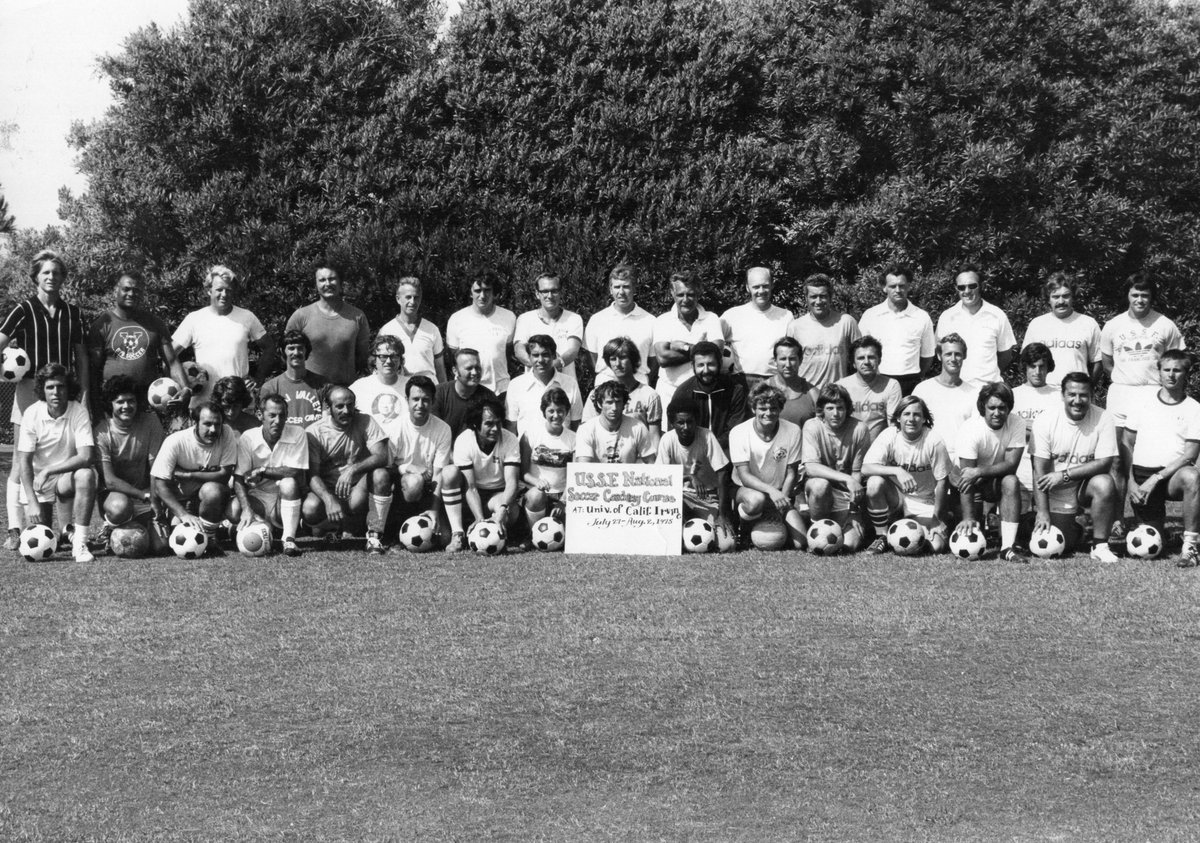 WA_Legends's tweet photo. #TBT – At Sunday's #OLReign match many will gather to celebrate Jan Smisek. Jan's always been out in front, becoming the first woman to earn a USSF A coaching badge. In this 1975 photo, at age 18, she's become the first woman to get the C. Find her and count the familiar faces. https://t.co/r442B7tQHS