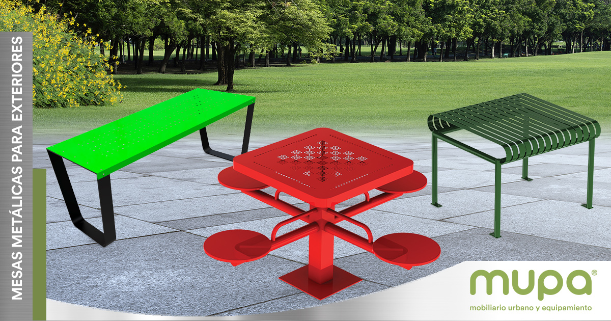 MUPA® Mobiliario Urbano y on Twitter: "𝐌𝐞𝐬𝐚𝐬 𝐩𝐚𝐫𝐚 𝐏𝐚𝐫𝐪𝐮𝐞, ideales para utilizarse en exterior, ya que son a la intemperie. Conoce más características de nuestras mesas haciendo clic ...