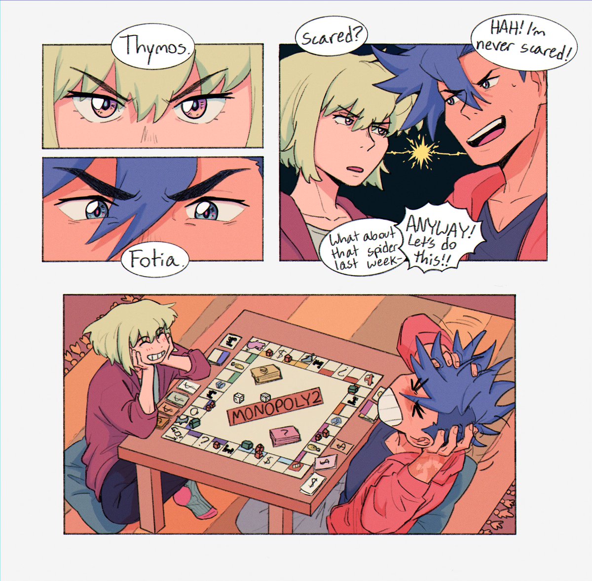 love is real until u play monopoly together #promare #galolio 