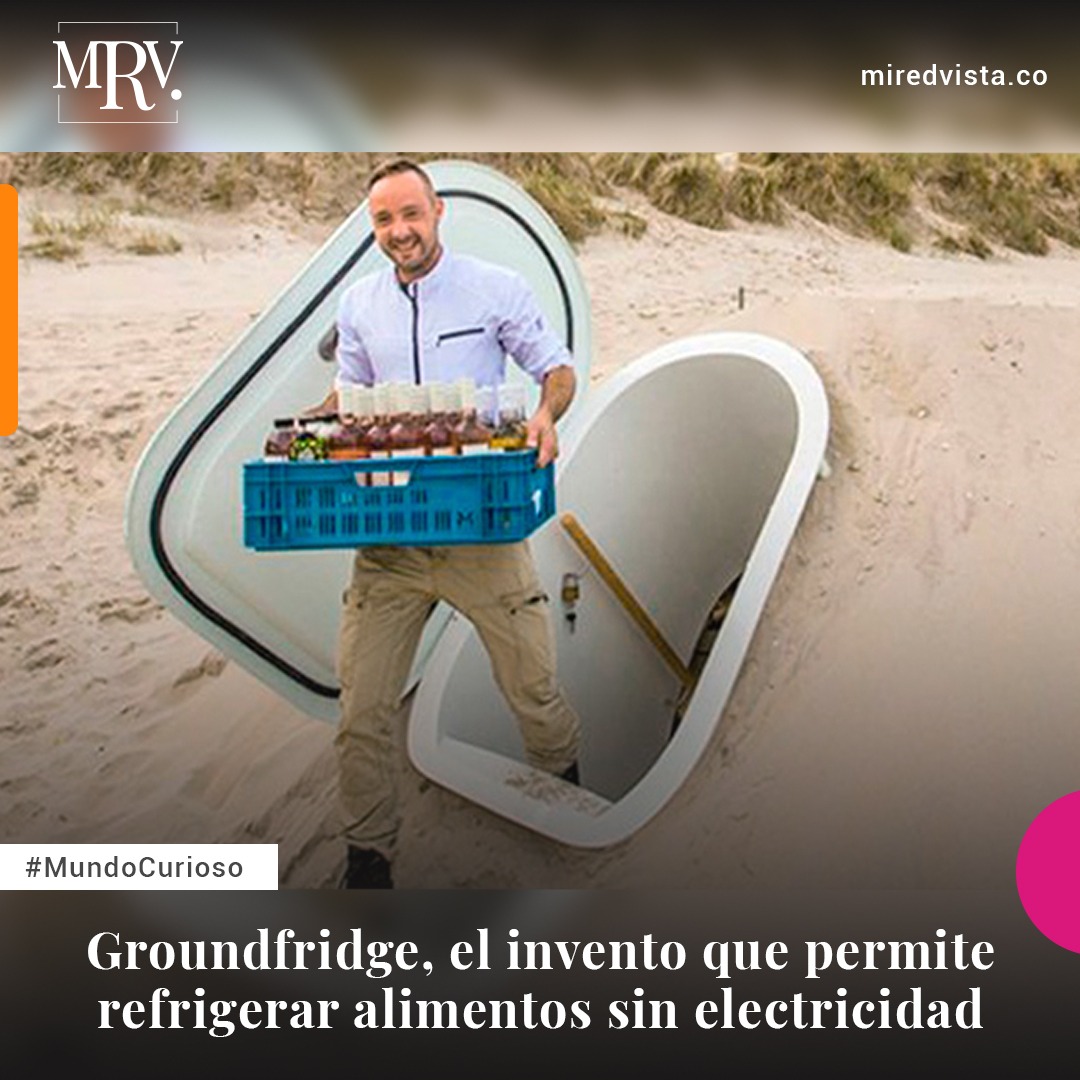 MiRedVista's tweet photo. #MundoCurioso | En Holanda🇳🇱 existen otras alternativas curiosas para conservar el frio❄️ y además de ahorrar energía para ayudar al medio ambiente gracias a #Groundfridge 🥙, que trata de una nevera de tierra gigante, una versión innovadora de las bodegas tradicionales. https://t.co/GFfbaBEjOn