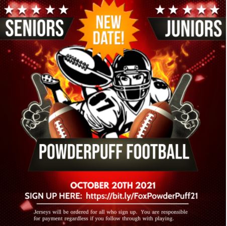 New Date!
bit.ly/FoxPowderPuff21