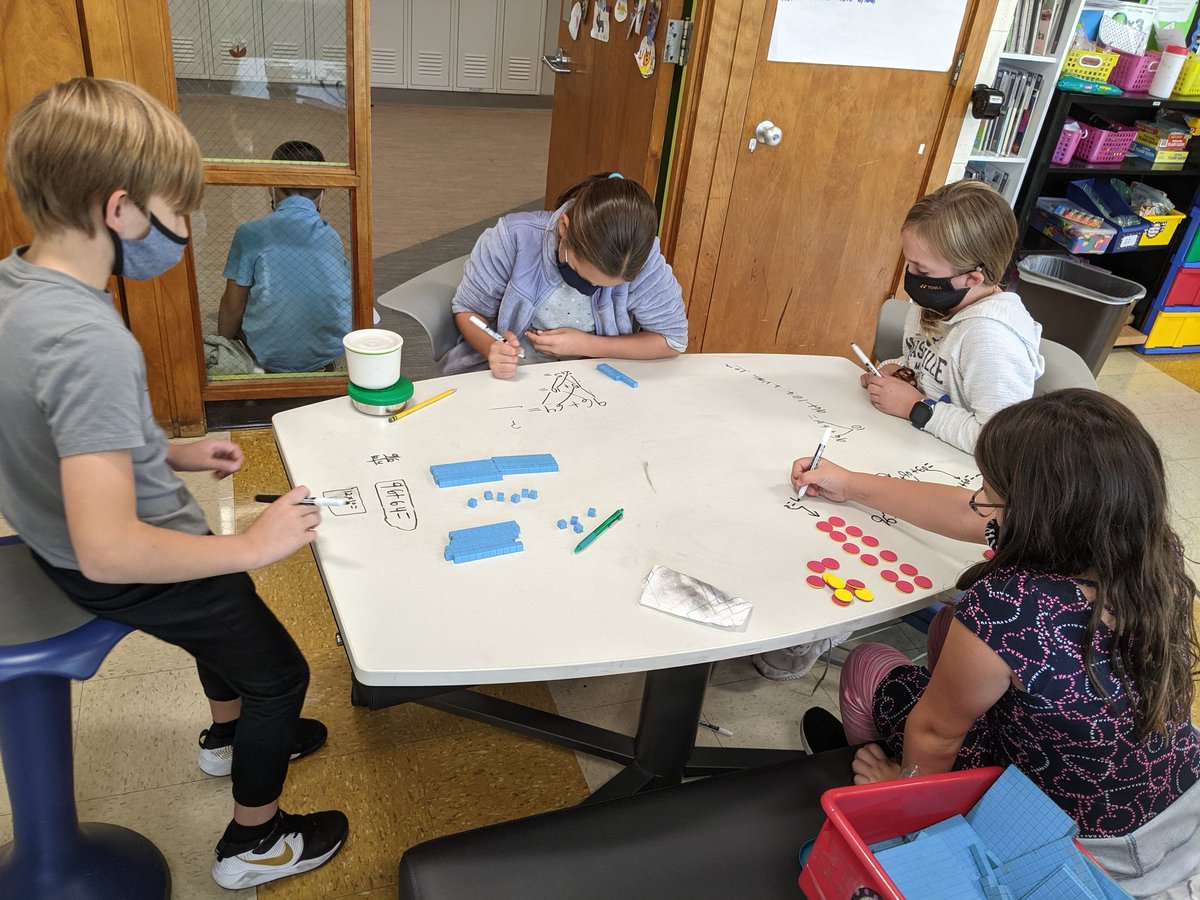 Love the way the mathematicians <a href="/LincolnD205/">Lincoln Elementary</a> and <a href="/EdisonD205/">Edison Elementary</a> model their thinking!