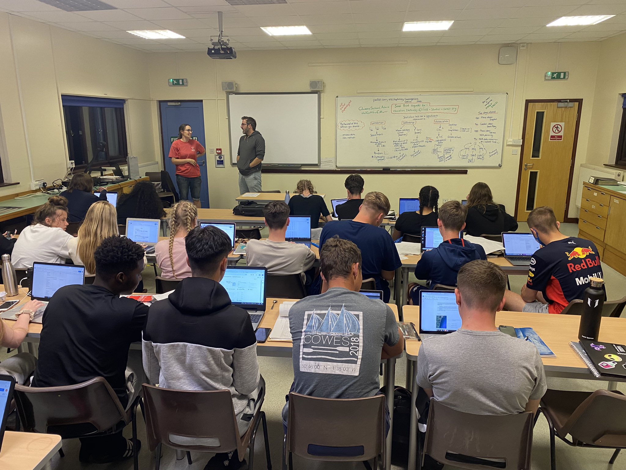 GeographyQueens' on Twitter "Late nights this week for our Year 13s! Great work from them all