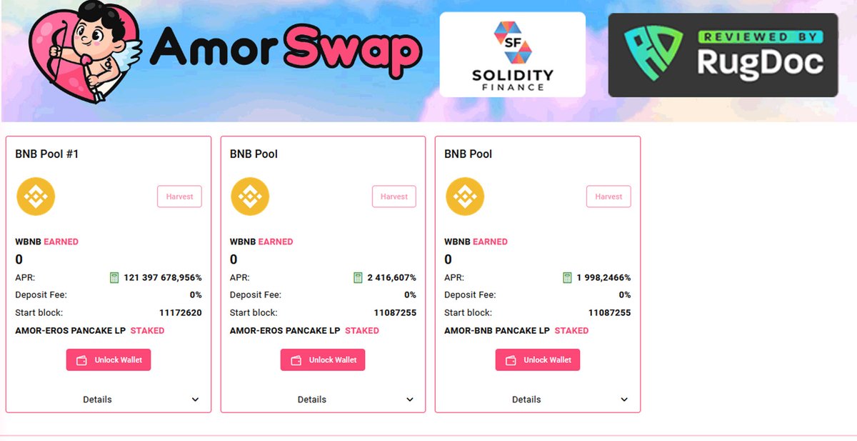 lovesstoryoff's tweet photo. 💓Hey baby💓
🔥New Mega Pool is live! In this rotation - BNB again. 
💸Stake AMOR-EROS LP - earn BNB
Start staking now (https://t.co/wavToo5dGd)

❗️At 19:30 UTC we will announce name of the AMM.
‼️Old Mega Pools will still work for 1 hour
#BSC #AMORSWAP  #EROSSWAP #MEGAPOOL https://t.co/0vAbJVhdAc