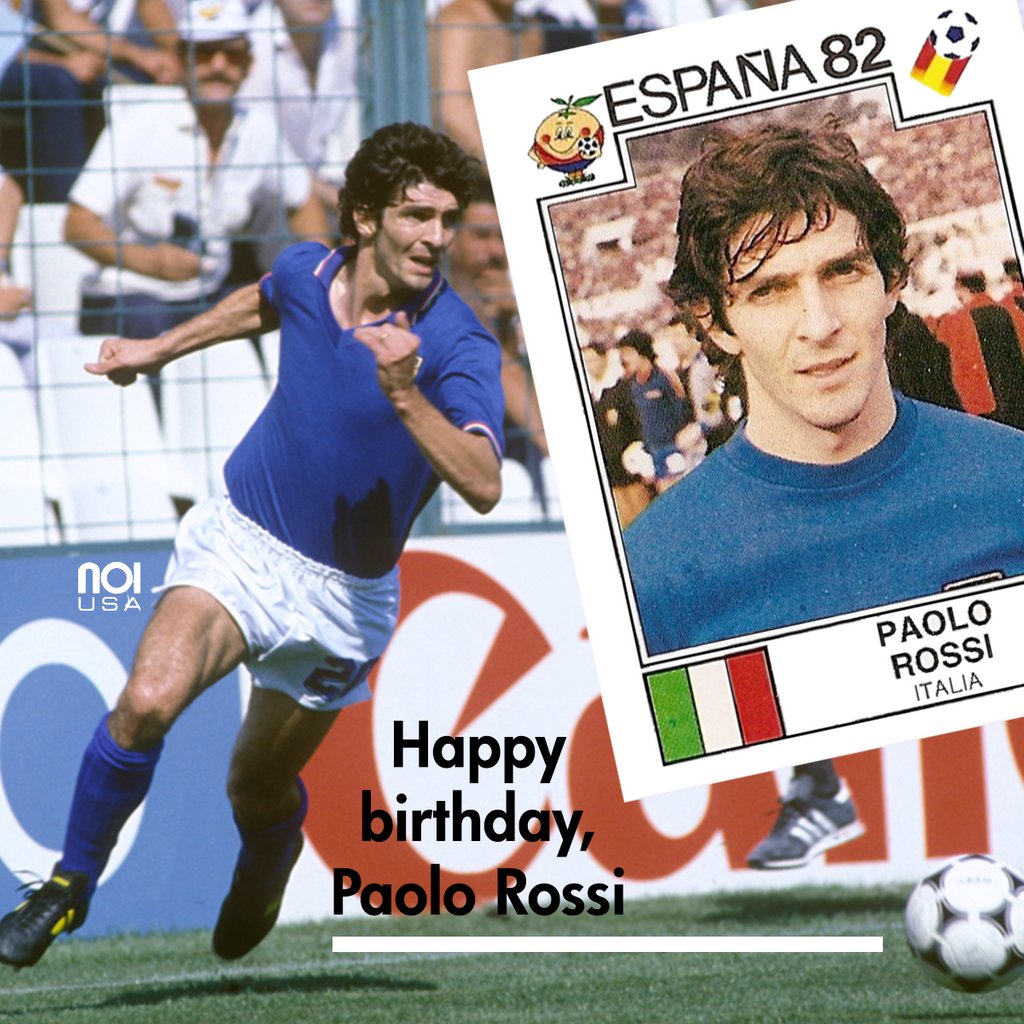 Happy birthday to Paolo Rossi!!! Do you remember his 1982 World Cup?? 