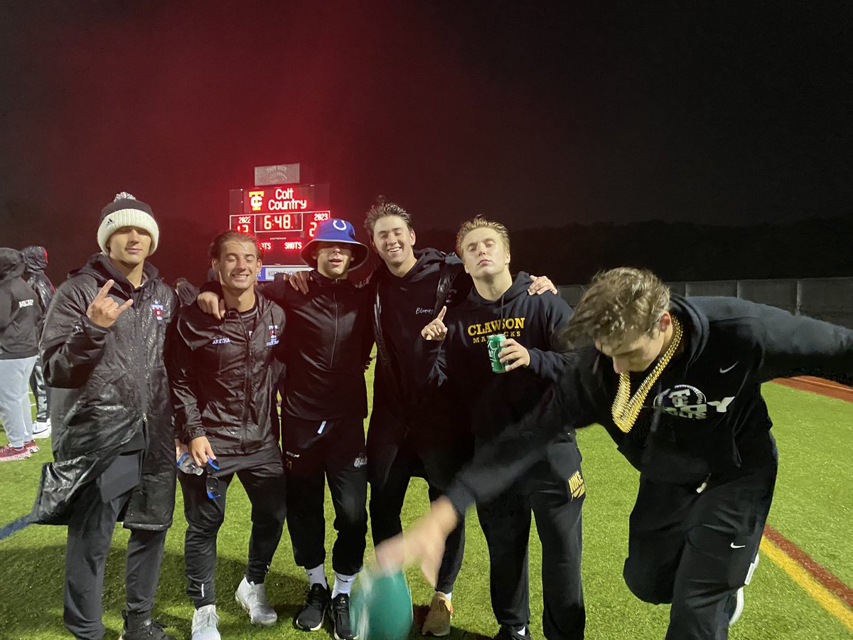 Powderpuff 2021 🏈 ❤️🖤🤍 Rainy,  &amp; cold but both teams had a great time &amp; played hard! Juniors will be defending their title next year! Thank you to the coaches, staff, StuGo and parents for coming out and supporting! <a href="/Troy__Athletics/">Troy Athletics</a> <a href="/troy_colts/">Troy Colts</a> <a href="/TroyStugo/">Troy High StuGo</a>