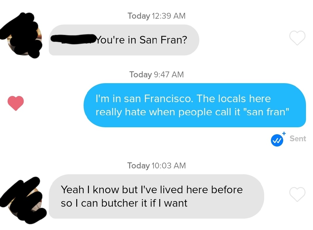 SF_GirlProblems's tweet image. It&apos;s San Francisco, SF, or the City. That&apos;s it. #SFproblems