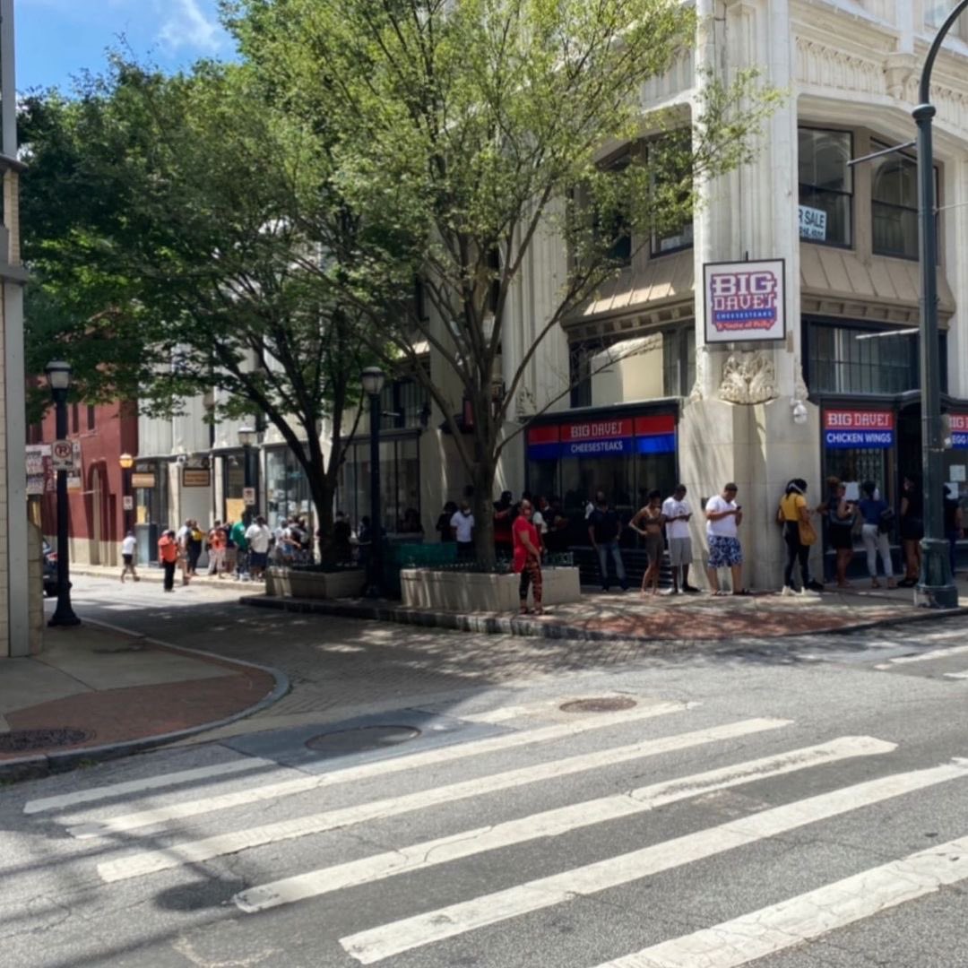 BD_Cheesesteaks's tweet photo. Numbers Don’t Lie .....
Big Dave’s Cheesesteaks - Downtown
57 Forsyth Street NW, Atlanta, GA 30303
Hours: 11am - 9pm
Big Dave’s Cheesesteaks - Doraville
6035 Peachtree Rd, Atlanta, GA 30360
Hours: 11am - 8pm
*TAKE-OUT ONLY*
#BigDavesCheeseSteaks #phillytoatlanta #phillyfoodie https://t.co/wp23ln9gEK