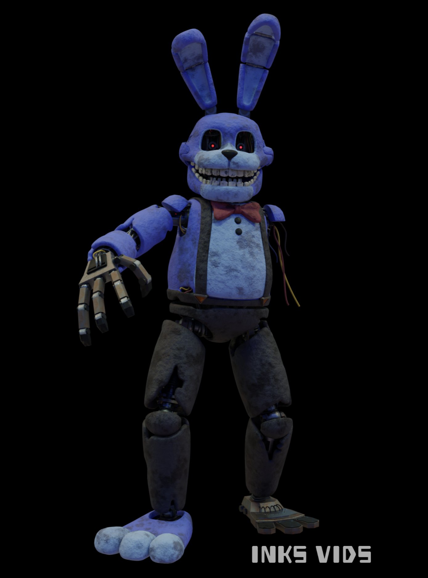 InksVids on Twitter: "Withered Bonnie with a face https://t.co/DkgzD8mZtQ"  / Twitter