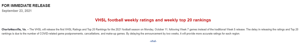 VHSL Athletics tweet media
