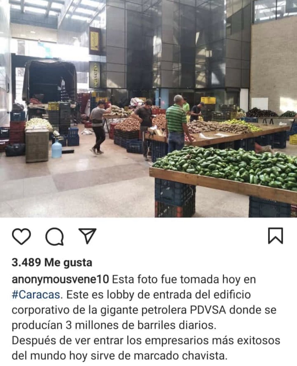 Simonovis's tweet photo. Esto es gracias a la Fuerza Armada Venezolana y su atajo de generales ladrones. https://t.co/rTjx9T9FIX