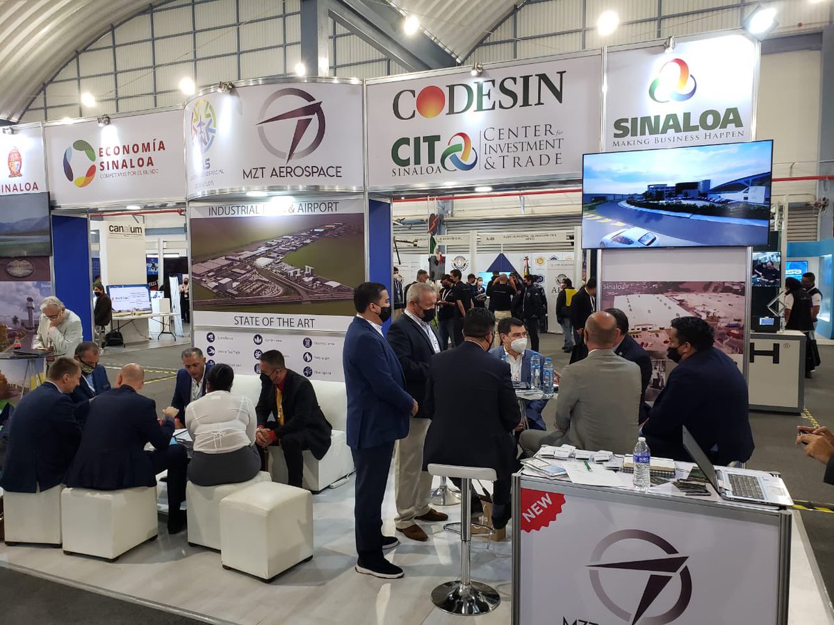 Nuestro país se ha convertido en uno de los principales centros del sector aeronáutico de América Latina y el mundo, y la <a href="/FAMEXTweet/">Feria Aeroespacial México</a> es una plataforma extraordinaria para promocionar a Sinaloa para la atracción de inversiones en este sector ✈️ 🇲🇽. #CompetimosPorElMundo