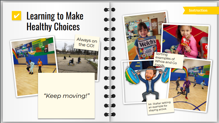 CATCHhealth's tweet photo. Averill New Tech Elementary showcased their awesome #WholeChildJourney year by making their own #CATCHYearbook! Teachers and schools can create their own and share how they're being #CATCHMVP's throughout the year! Get the template below! https://t.co/NlVPYZXdpA https://t.co/rabLPOuWx7