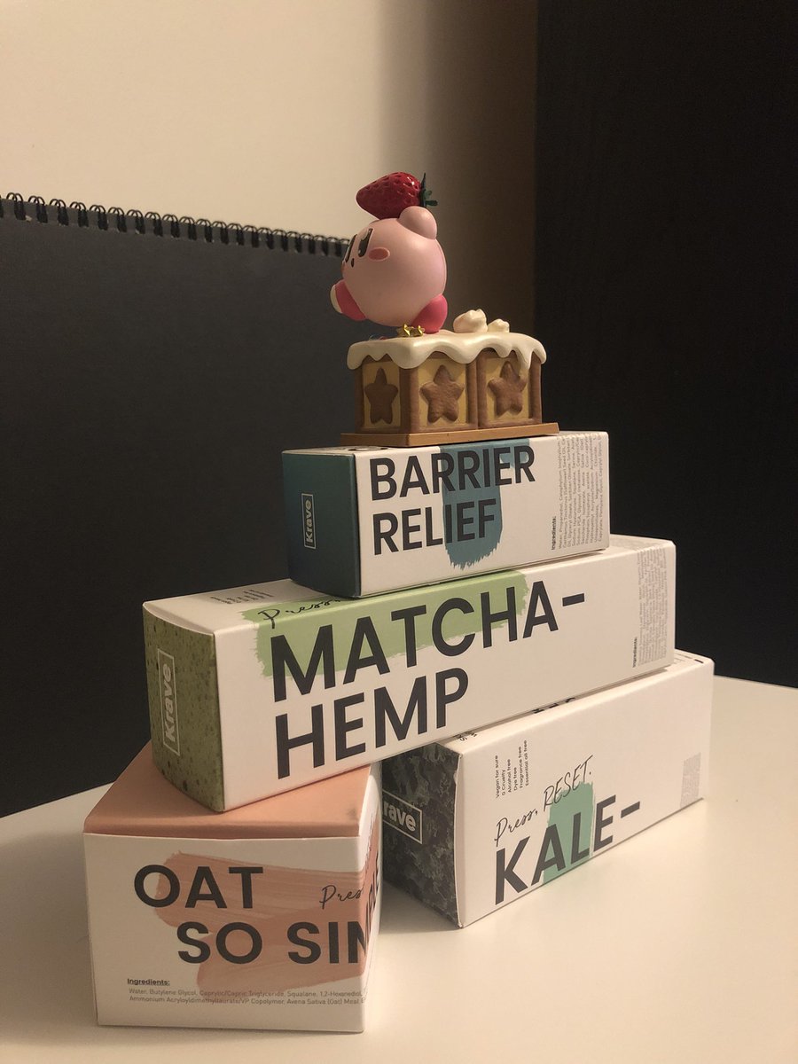 FryingKirby's tweet photo. the building blocks to a healthy skin barrier
๐ต๐ฅฌ๐๐พ
@kravebeautyinc is finally shipping to Canada, so I decided to welcome the entire #KBFam into my routineโ๏ธ https://t.co/N7jEghT9Zj