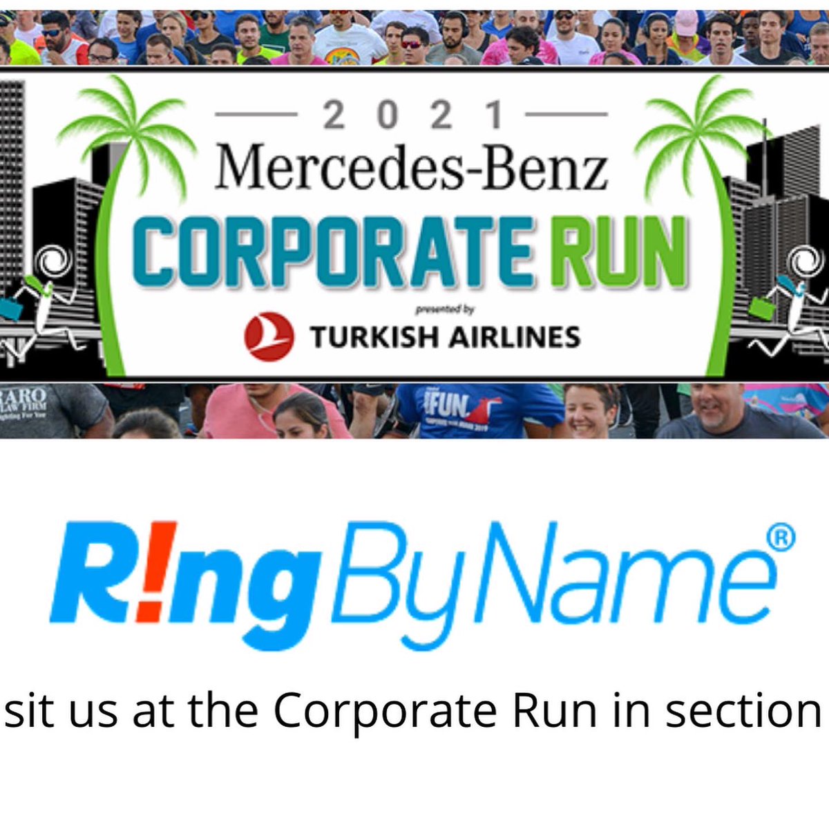 Come join us for a run in downtown Miami at the Mercedes Benz Corporate Run 2021 at Bayfront Park. Stop by and say hello at our tent in section A! #mbcr2021