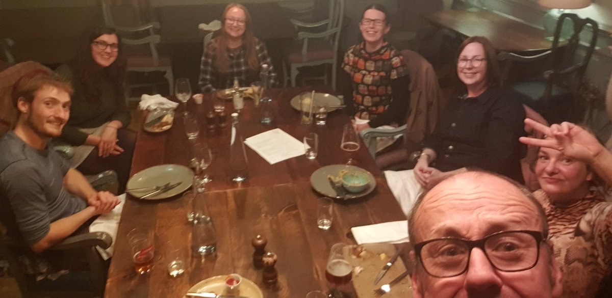 ProfPHaygarth's tweet photo. And finally we meet in person for the #starsoil dinner #starsconference2021 @ProfJessDavies @RosanneBroyd @m_mezeli @STARScdt @ https://t.co/RDxV1VhKOQ