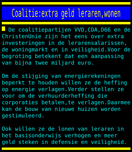 Kabinetsformatie2021