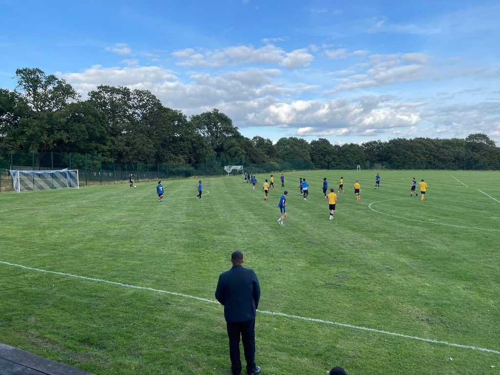 Year 11 Vs 6th Form football. Warm up game ready for cup games to start. Year 11’s with a strong 5-1 win!! ⚽️