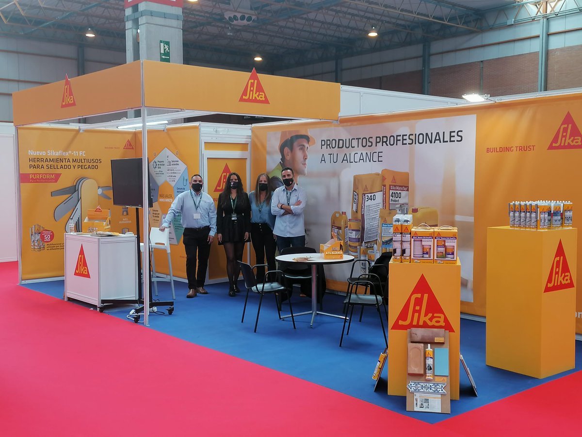 DelsoVictor's tweet photo. @SikaSpain presenta hoy día 23 y mañana 24 en Zaragoza, su nueva gama #Sikaflex y su innovadora tecnología #Purform en la Feria @Coferdroza @ferrymascz #BuildingTrust https://t.co/0ALkwEiM7R