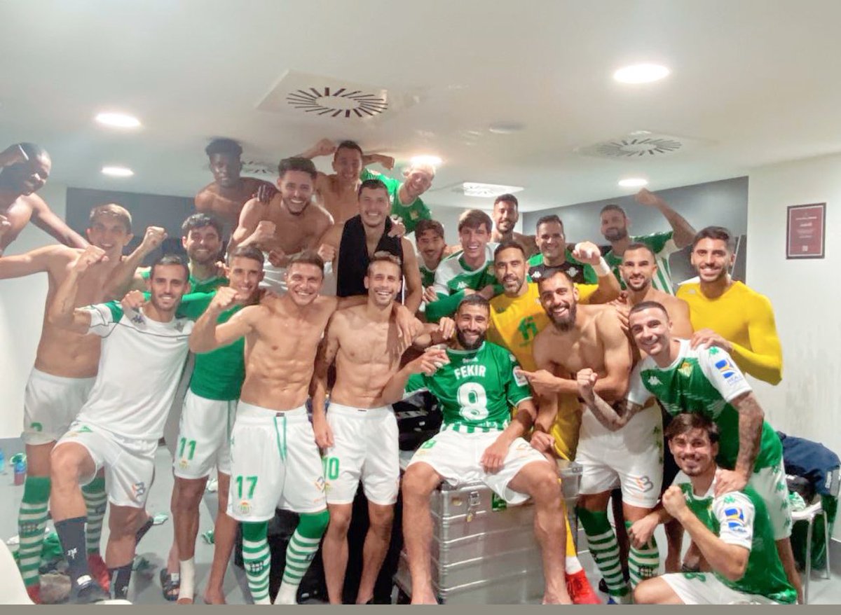 Siempre equipo carajo!!!
Gran trabajo de todos 💪🏻🍀💚+3 vemos!!! <a href="/RealBetis/">Real Betis Balompié 🌴💚</a> 🤙🏻