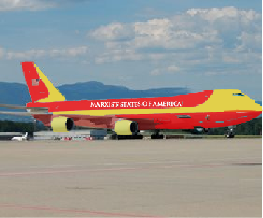 EXCESSORESE's tweet image. Trump’s red, white &amp;amp; blue Air Force One paint job is not final, general says americanmilitarynews.com/2021/09/trumps… via @amermilnews 
Biden wants Red and Bright Yellow instead.  You know...to honor the Communist Chinese.